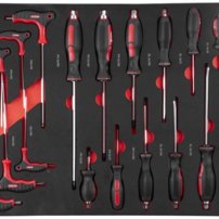 Strend Pro B224 Dielenský vozík s náradím, 245 dielov, 6 zásuviek 239783