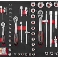 Strend Pro B224 Dielenský vozík s náradím, 245 dielov, 6 zásuviek 239783