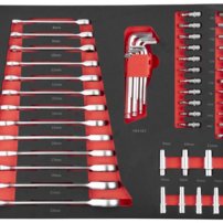 Strend Pro B224 Dielenský vozík s náradím, 245 dielov, 6 zásuviek 239783