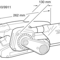 MAKITA 9910 Pásová brúska