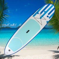 Paddleboard nafukovací s príslušenstvom do 110 kg, 305x81 cm, modrý