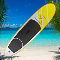 Paddleboard nafukovací s príslušenstvom do 90 kg, 305x71 cm, žltý