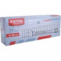 Extol Premium 6335 Kľúče očko-vidlicové 21-dielna sada